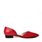 Joy&Peace/真美诗春季专柜同款大红色小牛皮女凉鞋ZR112AK6