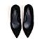 Joy&Peace/真美诗秋季专柜同款黑色羊皮女单鞋ZJ824CQ6