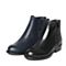 Joy&Peace/真美诗冬季专柜同款黑色牛皮女靴短靴ZNX23DD6