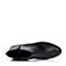 Joy&Peace/真美诗冬季专柜同款黑色牛皮女皮靴ZM226DD6