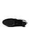Joy&Peace/真美诗冬季专柜同款黑色时尚女皮靴ZW522DZ6