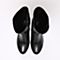 Joy&Peace/真美诗冬季专柜同款黑色牛皮女皮靴ZWZ46DG6