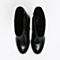 Joy&Peace/真美诗冬季专柜同款黑色牛皮女皮靴ZC745DG6