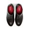 JoyPeace真美诗冬季专柜同款啡色牛皮女皮靴粗跟高跟短靴后拉链靴子ZC736DD6