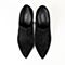 Joy&Peace/真美诗秋季专柜同款黑色羊皮女单鞋ZL527CM6