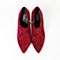 Joy&Peace/真美诗秋季专柜同款暗红色羊皮女单鞋ZL527CM6