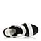 JoyPeace真美诗夏季专柜同款白色羊皮女凉鞋ZS303BL6