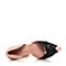 JoyPeace真美诗春季专柜同款粉/黑色细跟简约女凉鞋ZUK59AK6