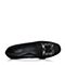 Joy&Peace/真美诗秋季专柜同款黑色水钻方扣方跟通勤单鞋女ZV201CM6