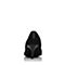 JoyPeace真美诗秋季专柜同款黑色柔软羊皮细跟高跟尖头女单鞋ZW109CQ6