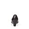 JoyPeace真美诗秋季专柜同款黑色羊皮圆头粗跟中跟女单鞋ZWH28CQ6