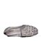 Joy&Peace/真美诗秋季专柜同款灰色蕾丝透气网布坡跟女休闲单鞋300-1CM6