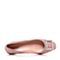 JoyPeace真美诗春季专柜同款粉色羊皮休闲女单鞋36189AQ7
