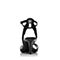 JoyPeace真美诗夏季专柜同款黑色羊皮优雅细高跟女凉鞋ZI238BL7