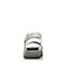 JoyPeace真美诗夏季专柜同款米白/灰色坡跟女凉鞋ZS404BL7