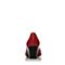 Joy&Peace/真美诗秋季专柜同款红色羊皮粗跟高跟简约通勤女单鞋YNP01CQ7