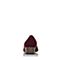 JoyPeace真美诗秋季专柜同款紫红色羊绒皮金属小方扣粗跟女浅口单鞋ZR761CQ7