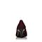 Joy&Peace/真美诗秋季专柜同款紫红/黑色细跟高跟尖头单鞋女ZW165CQ7
