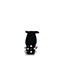 JoyPeace真美诗夏季新款专柜同款黑色羊绒皮珍珠饰一字带粗跟凉鞋女ZT128BL7