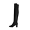 JoyPeace真美诗冬季专柜同款粗跟高筒靴女皮靴子高跟过膝长靴ZX251DC7