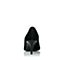 Joy&Peace/真美诗秋季专柜同款黑色羊绒皮女单鞋ZW134CQ7