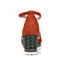 Joy&Peace/真美诗夏季专柜同款红色羊绒皮革一字带坡跟高跟女凉鞋YOY03BL8