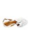 Joy&Peace/真美诗夏季专柜同款白色羊皮革细跟高跟一字带女凉鞋ZC611BL8