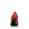 Joy&Peace/真美诗春季专柜同款红色羊皮细跟高跟职业女单鞋ZJ855AQ8