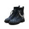 JoyPeace/真美诗2021冬季新款商场同款牛仔布马丁靴YQB24DZ1