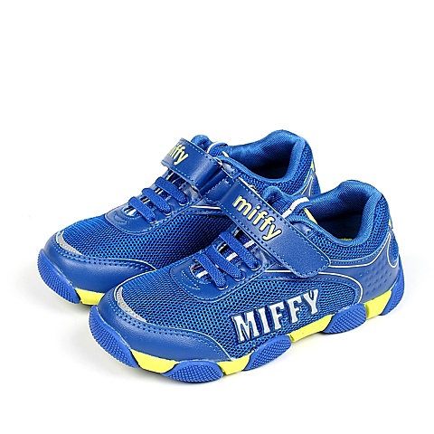 MIFFY/米菲 秋季宝蓝二层皮男中小童运动鞋  M90980