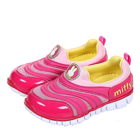 MIFFY/米菲春秋季桃红网布女婴幼童运动鞋M99054
