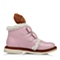 MIFFY/米菲童鞋冬季PU粉色女小童童靴及踝靴DM0191