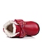 MIFFY/米菲童鞋冬季PU红色女婴幼童童靴及踝靴灯鞋DM0215