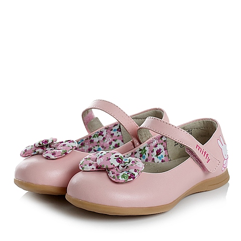 MIFFY/米菲2014春季粉色羊皮女小童浅口鞋M99163
