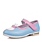 MIFFY/米菲童鞋2015春季新款PU蓝色女小童皮鞋DM0288