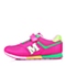 MIFFY/米菲童鞋2015春季新款PU/织物桃红女大童跑步鞋DM0322