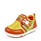 MIFFY/米菲童鞋2015秋季新品橙色PU/织物男婴幼童休闲鞋叫叫鞋学步鞋DM0396