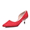 millie's/妙丽春季专柜同款红色羊皮浅口女单鞋LXW09AQ5
