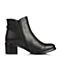 millie's/妙丽冬季专柜同款黑色牛皮女靴（皮里）LD942DD5