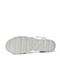 Millie's/妙丽夏季专柜同款白色牛皮女凉鞋LF601BL6