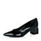 millie's/妙丽秋专柜同款黑色漆牛皮女单鞋LH701CQ6