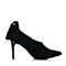 millie's/妙丽秋专柜同款黑色羊皮女单鞋LXX36CQ6