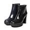 millie's/妙丽冬季专柜同款牛皮时尚超高粗跟女短靴LK140DD6