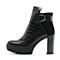 millie's/妙丽冬季专柜同款黑色时尚女皮靴LK141DD6