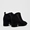 millie's/妙丽春秋季专柜同款羊绒及踝靴粗跟女单鞋LW221CM8