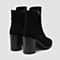 millie's/妙丽冬季专柜同款羊绒时尚粗跟女短靴LV544DD8