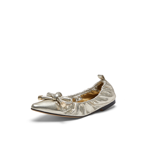 millie's妙丽24春新款设计感小众休闲浅口平底女单鞋A1013AQ4