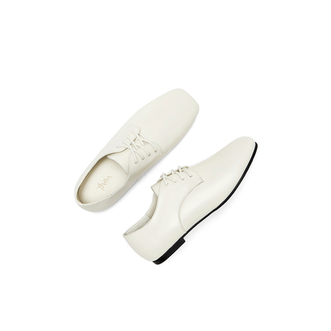 millies/妙丽2024春季新款牛皮时尚简约平底女休闲鞋23211AM4