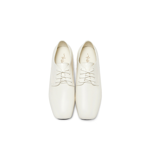 millies/妙丽2024春季新款牛皮时尚简约平底女休闲鞋23211AM4