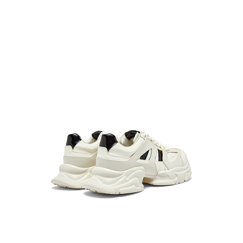 millie's妙丽2024年秋季皮面拼色厚底运动老爹休闲鞋20793CM4